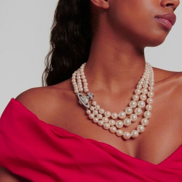 Vivienne Westwood Jewelry - Vivienne Westwood Graziella Embellished Necklace